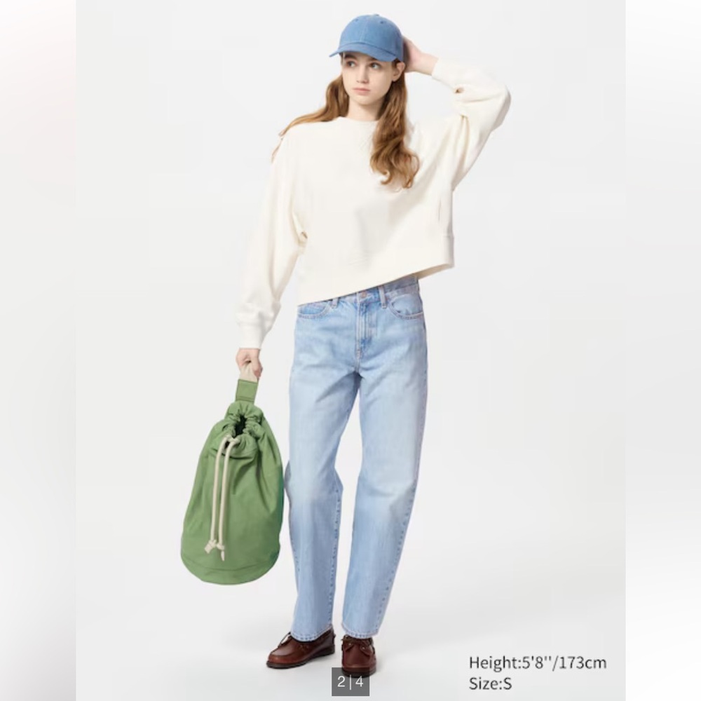 NWOT UNIQLO JW ANDERSON Boxy Crew Neck Sweatshirt S (US XS)